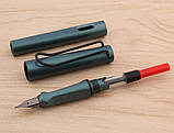 Перова чорнильна ручка, колір матовий зелений, фото 4