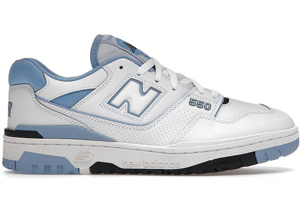 Кроссовки New Balance 550 UNC White University Blue - BB550HL1, фото 1