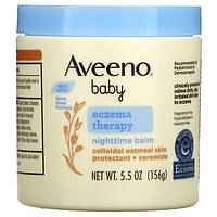 Aveeno, ночной бальзам для облегчения симптомов экземы у детей, без отдушки, 156 г (5,5 унции) в Украине