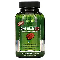 Irwin Naturals, Steel-Libido Red, Blood-Flow, 75 мягких желатиновых капсул с жидкостью в Украине