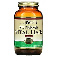 LifeTime Vitamins, Supreme Vital Hair с MSM, 120 капсул Днепр