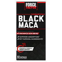 Force Factor, черная мака, 60 капсул в Украине