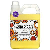 ZUM, Zum Clean, ароматерапевтическое мыло для стирки, сладкий апельсин, 0,94 л (32 жидких унции) Днепр