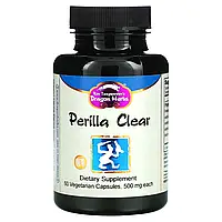 Dragon Herbs, Perilla Clear, 500 мг, 60 вегетарианских капсул в Украине