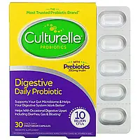 Culturelle, пробиотики, ежедневный пробиотик для пищеварения, 10 миллиардов КОЕ, 30 вегетарианских капсул для