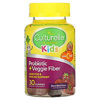 Culturelle, жевательные конфеты с пробиотиками для детей, ягодный вкус, 30 жевательных конфет для приема раз в