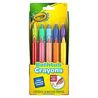 Crayola, Crayola, карандаши для ванной, для детей в возрасте от 3-х лет, 9 карандашей, + 1 бонусный карандаш в
