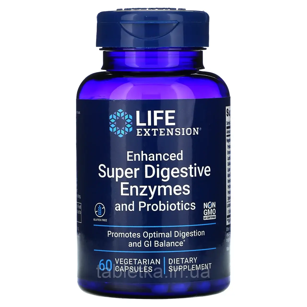 Life Extension, Enhanced Super Digestive Enzymes and Probiotics, 60 Capsules Vegetarian Київ