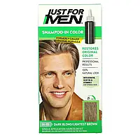 Just for Men, Мужская краска для волос Original Formula, оттенок блонд/самый светлый коричневый H-15, в в