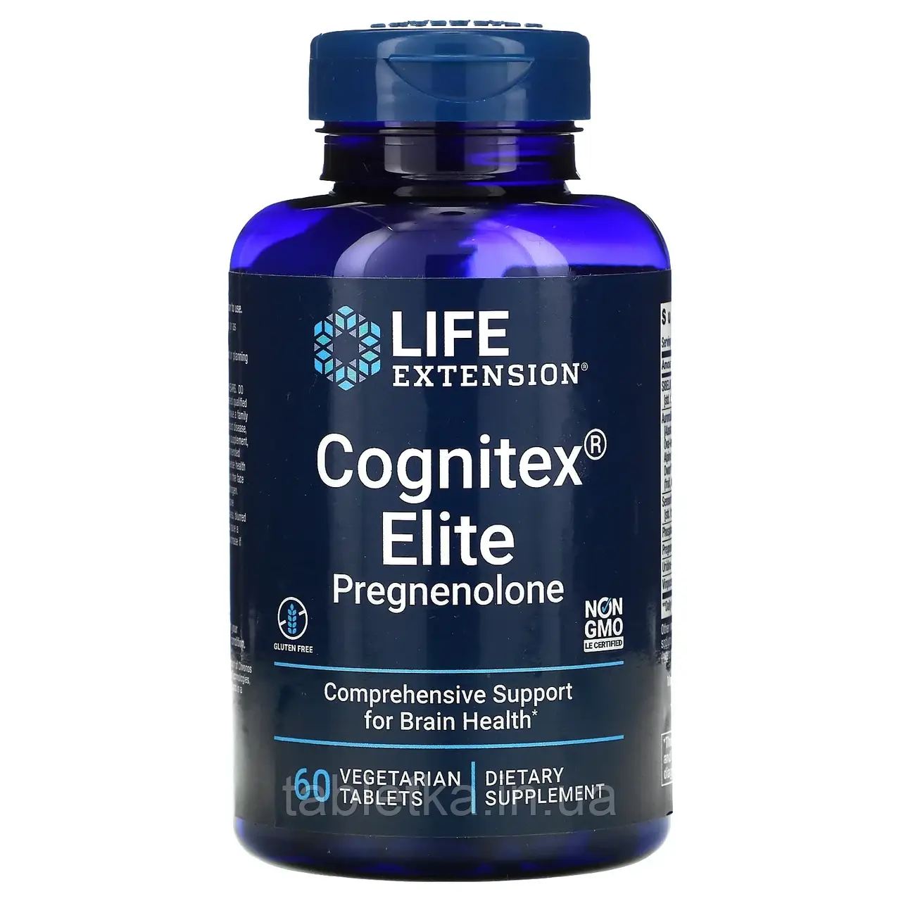 Life Extension, Прегненолон Elite Cognitex, 60 таблеток вегетаріанських Київ