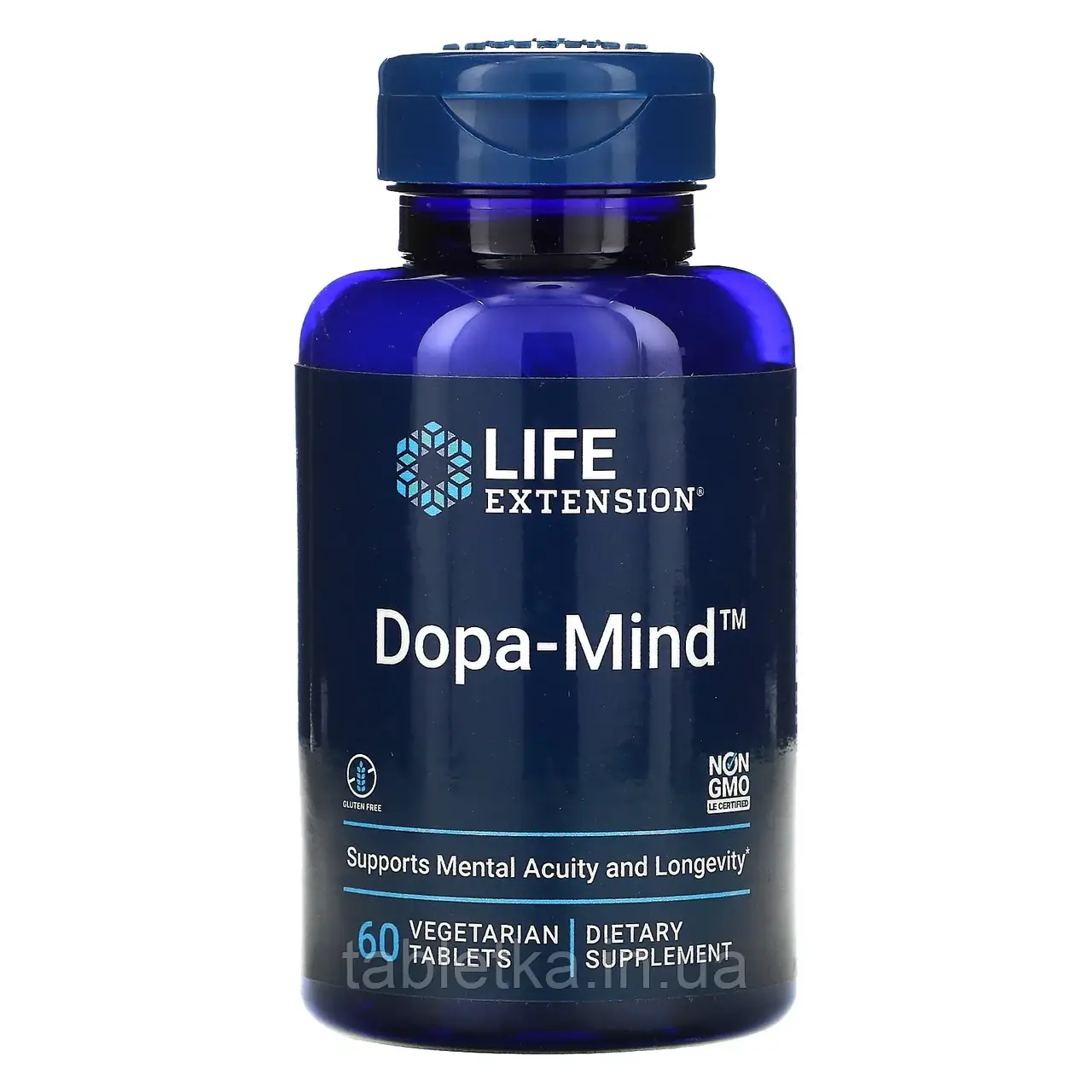 Life Extension, Dopa-Mind, 60 таблеток вегетаріанських Київ