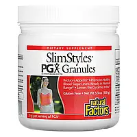 Natural Factors, SlimStyles, гранулы PGX, с нейтральным вкусом, 150 г (5,3 унции) в Украине