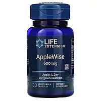 Life Extension, AppleWise, добавка з яблука, 600 мг, 30 капсул вегетаріанських Київ