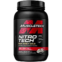 Muscletech, Nitro-Tech, 100% Whey Gold, купити протеїн, печиво з кремом, 1,00 кг (2,21 фунта), оригінал