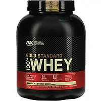 Optimum Nutrition, Gold Standard 100% Whey, сыворотка со вкусом ванильного мороженого, 2,27 кг (5 фунтов)