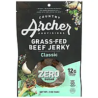 Country Archer Jerky, Grass-Fed Beef Jerky, Classic, 2 oz (56 g) в Украине