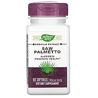 Nature's Way, Saw Palmetto, 160 mg, 60 Softgels Київ