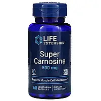 Life Extension, Super Carnosine, 500 мг, 60 капсул вегетаріанських Київ