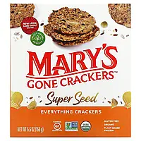 Mary's Gone Crackers, Крекери Super Seed, Everything, 5,5 унц. (155 г) Киев