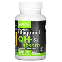 Jarrow Formulas, QH-Absorb, убихинол, 200 мг, 30 м'яких таблеток Київ