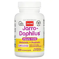 Jarrow Formulas, Jarro-Dophilus + ФОС, 3,4 млрд, 200 капсул (Ice) Київ