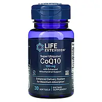 Life Extension, суперубихинол коэнзим Q10 с улучшенной поддержкой митохондрий, 100 мг, 30 мягких таблеток