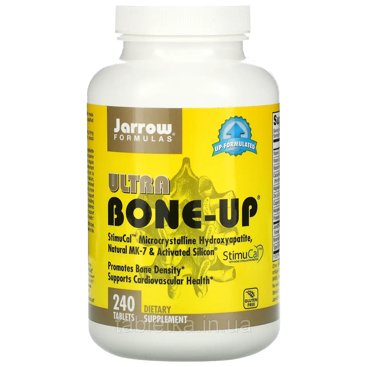 Jarrow Formulas, Ultra Bone-Up, добавка для зміцнення кісток, 240 таблеток Київ