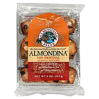 Almondina, Оригинальное миндальное печенье, 113 г (4 унции) Днепр