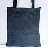 Сумка шоппер коттон на блискавці, фото 2