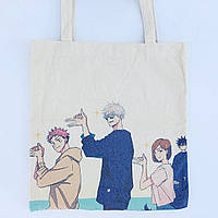 Підліткова молодіжна сумка шоппер коттон