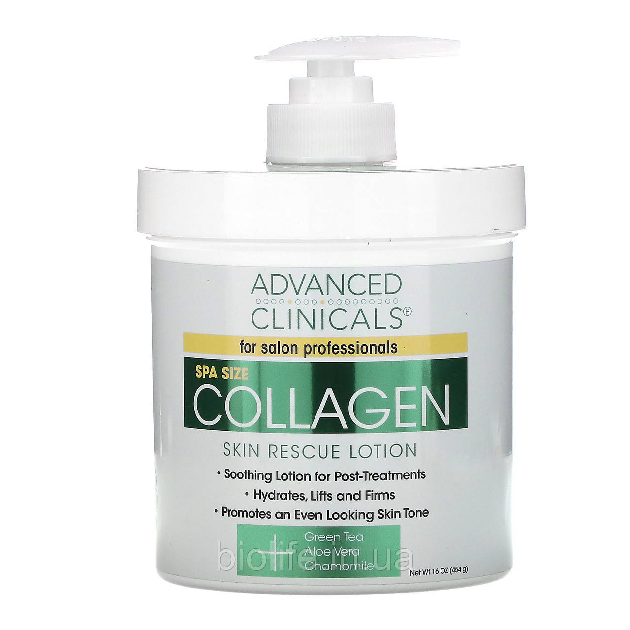 Advanced Clinicals, Коллаген, Лосьон для Восстановления Кожи, 454 Г (16 ...