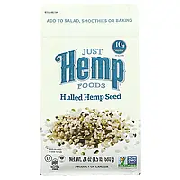 Just Hemp Foods, Лущеное насіння конопель, 24 унції (680 г), оригінал