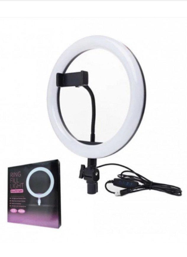 Кільцева LED лампа XD-260 USB 26 см | Кільцеве студійне світло | Світлодіодна лампа