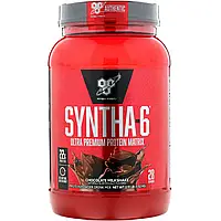 BSN, Syntha-6, белковая матрица ультра-премиум, шоколадный молочный коктейль, 1,32 кг (2,91 фунта) в Украине
