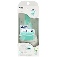 Schick, Intuition, Sensitive Care, «Алоэ и витамин E», 1 бритвенный станок, 2 кассеты Днепр