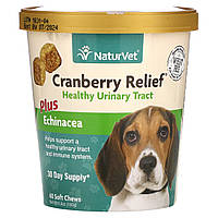 NaturVet, Cranberry Relief Plus, эхинацея, для собак, 60 жевательных таблеток, 180 г (6,3 унции) в Украине