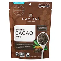 Navitas Organics, Дробленые органические какао-бобы, 227 г (8 унций) Днепр