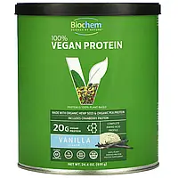Biochem, 100% веганский протеин, ванильный вкус, 691 г (24,4 унции) Днепр
