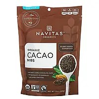 Navitas Organics, Органические кусочки какао-бобов, 454 г Днепр