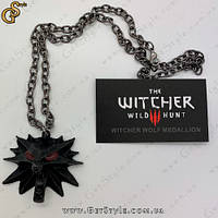 Медальон Геральта The Witcher 3 с мешочком и биркой