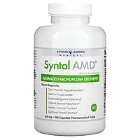 Arthur Andrew Medical, Syntol AMD, Advanced Microflora Delivery, средство для здоровой микрофлоры, 500 мг,