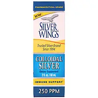 Natural Path Silver Wings, Коллоидное серебро, 250 частей на миллион, 2 жидких унции (60 мл) Днепр