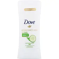 Dove, Advanced Care, дезодорант-антиперспірант, свіжість, 74 г (2,6 унції) DVE-35297 Київ