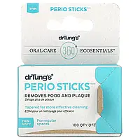 Dr. Tung's, Perio Sticks, палочки для удаления налета, тонкие 80 шт Днепр