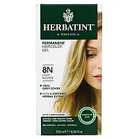 Herbatint, стойкая гель-краска для волос, 8N, светлый блонд, 135 мл (4,56 жидк. унции) в Украине