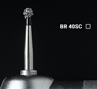 Алмазный бор BR-40SC. Шаровидный (шарик) (ISO 001/018), черный, Mani.Оригинал.