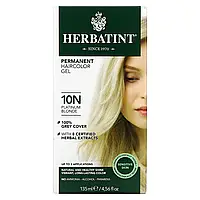 Herbatint, стойкая гель-краска для волос, 10N, платиновый блонд, 135 мл (4,56 жидк. унции) Днепр