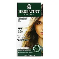 Herbatint, 7D, стойкая гель-краска для волос, золотой блонд, 135 мл (4,56 жидк. унции) Днепр