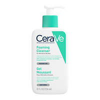 Інтенсивно очисний гель для обличчя і тіла CeraVe Foaming Facial Cleanser для нормальної та жирної шкіри, 236 мл