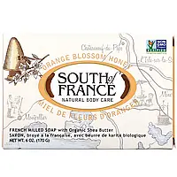 South of France, Orange Blossom Honey, French Milled Bar Soap with Organic Shea Butter, 6 oz (170 g) Днепр